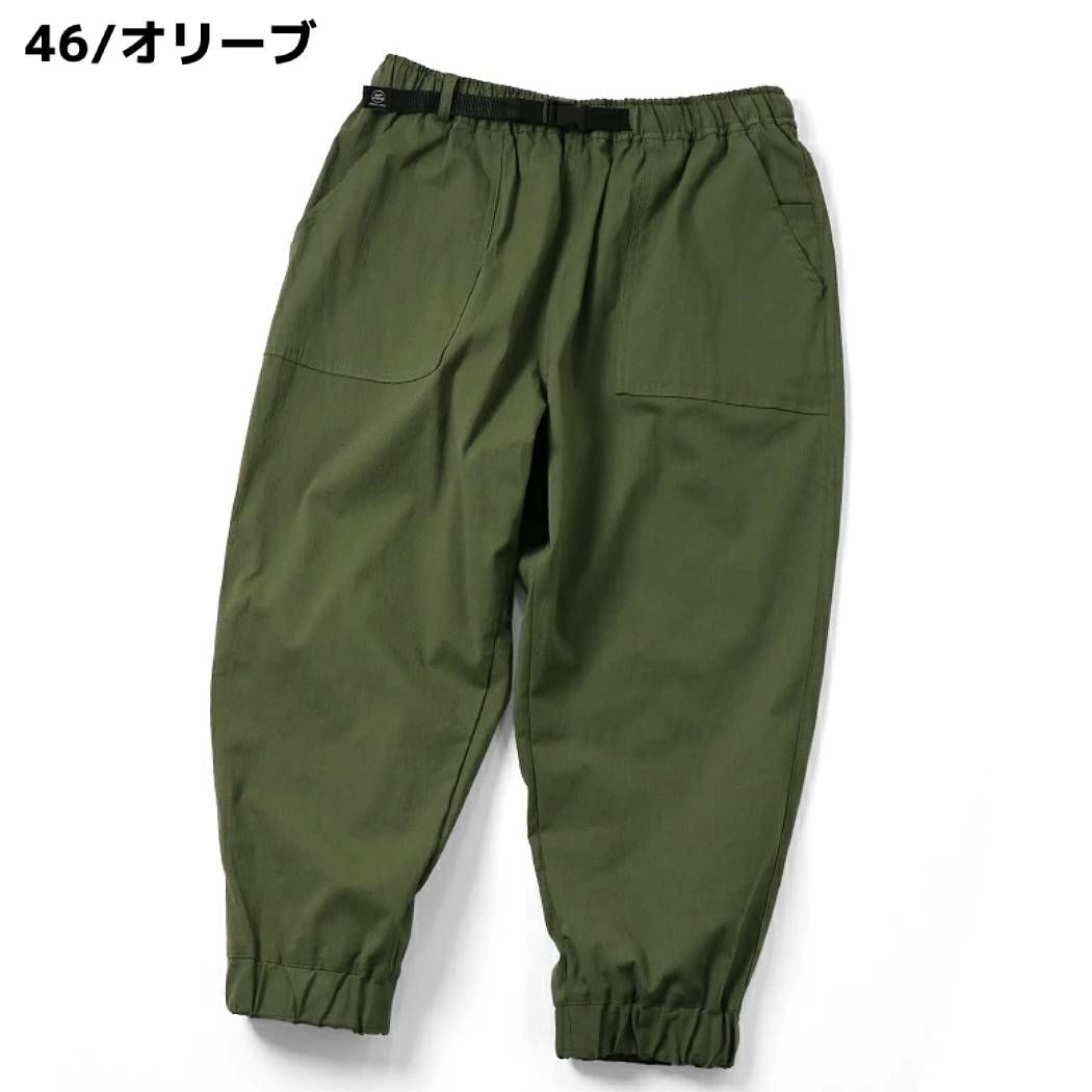 ジムマスター gym master ストレッチヘリンボーンクロップドパンツ