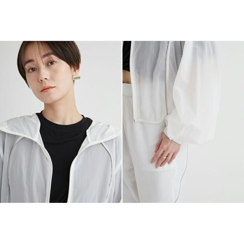 emmi（エミ）の「eco 撥水ナイロンエアーブルゾン（ナイロン