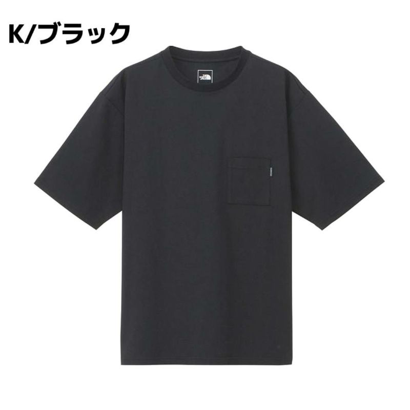 ノースフェイス THE NORTH FACE 【正規取扱店】S/S AIRY POCKET TEE ショートスリーブエアリーポケットティー メンズ  春夏 ポリエステル ブラック グリーン ホワイト カジュアル Tシャツ 吸汗 速乾 UV NT12447 K SR W スポーツマリオ公式通販サイト