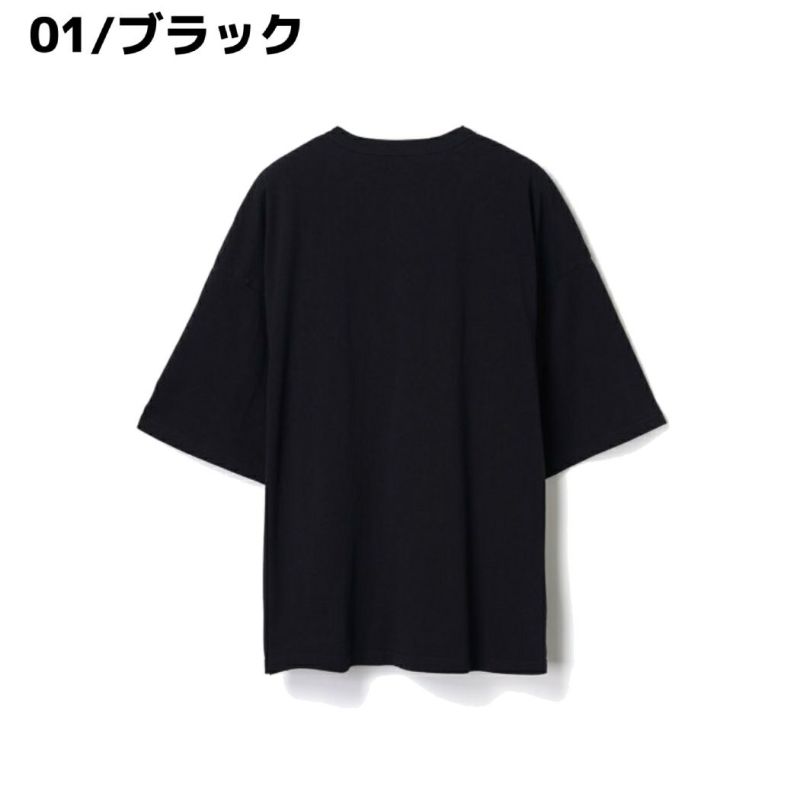 着るゴッドハンドシリーズ Naorun ブラック Vネック 健康 Tシャツ コムデギャルソンCOMME des GARCONS Tシャツドッキングクルー
