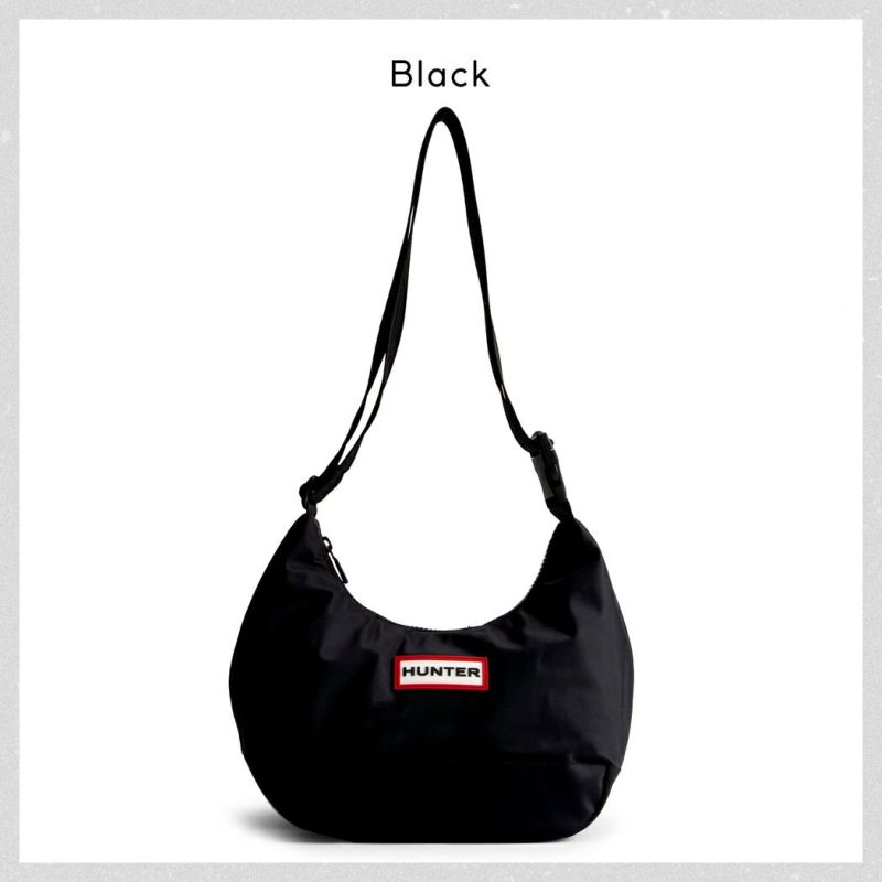 正規取扱販売店】ハンター HUNTER NYLON MIDI HOBO ナイロン