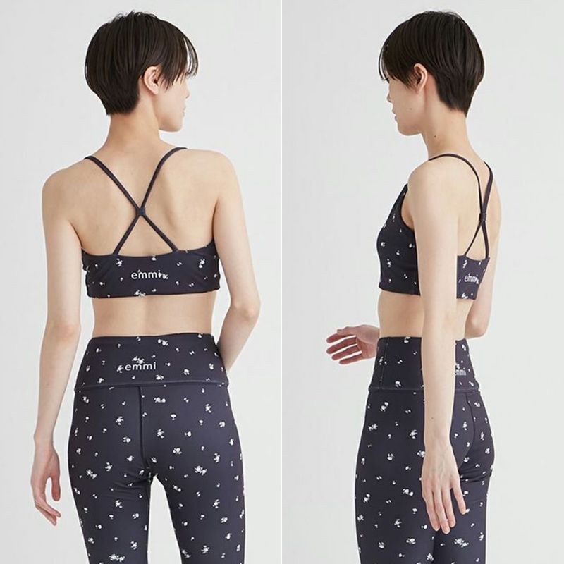 emmi yoga 　ミニフラワープリントセットアップ　サイズ0 emmi yoga ミニフラワープリントセットアップ サイズ0 WELLNESS