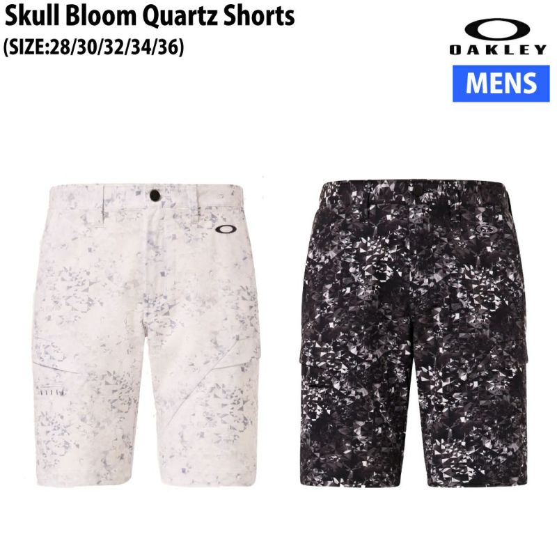 新品オークリーゴルフ　メンズショートパンツ　Skull Bloom Quartz セール】オークリー SKULL BLOOM QUARTZ SHORTS ゴルフウェア