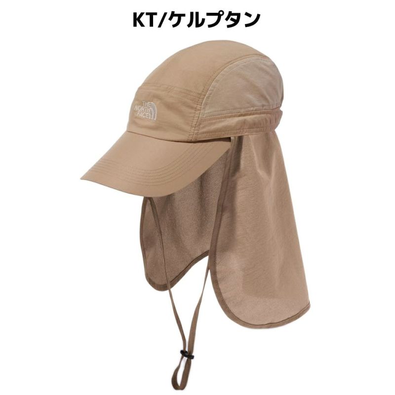 ザ・ノース・フェイス THE NORTH FACE 【正規取扱店】Sunshield Cap サンシールドキャップ メンズ レディース ユニセックス  春 夏 ブラック カーキ カジュアル 帽子 UVカット 虫よけ NN02308 K KT | スポーツマリオ公式通販サイト