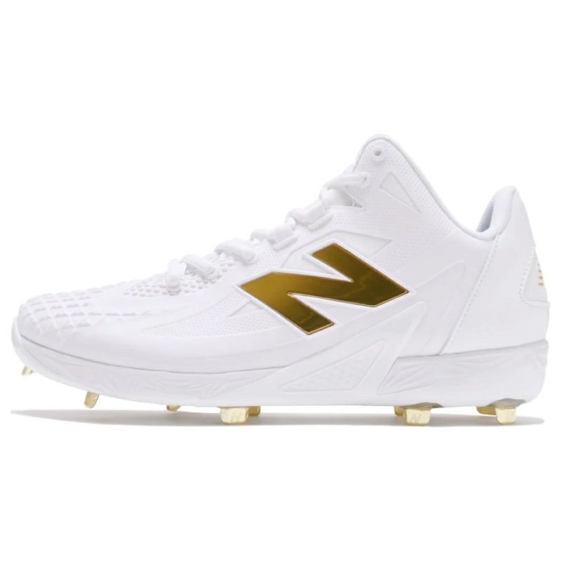 New Balance S01 スパイク ホワイト/ゴールド　大谷翔平 ニューバランスから初の大谷翔平選手シグネチャースパイク
