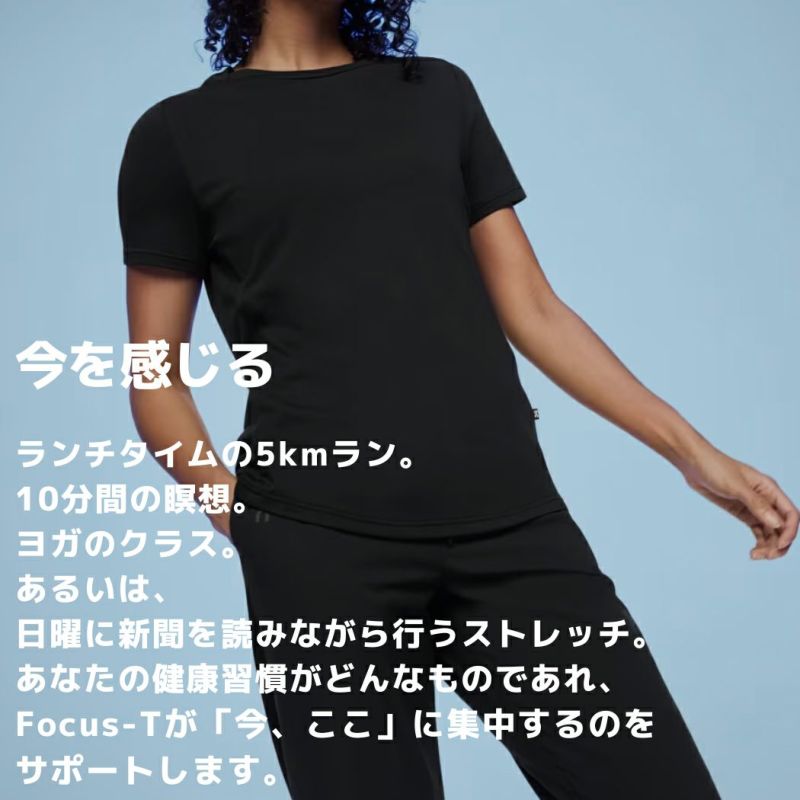 オン On Focus-T フォーカス-T レディース ブラック ホワイト T