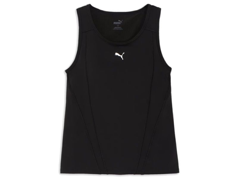 PATOU ブラック タンクトップ S Patou | パトゥ オーガニックコットン タンクトップ