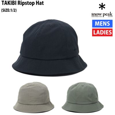 スノーピーク snowpeak Snow Peak　TAKIBI Ripstop Hat キャンプ カジュアル 帽子 AC-24AU104