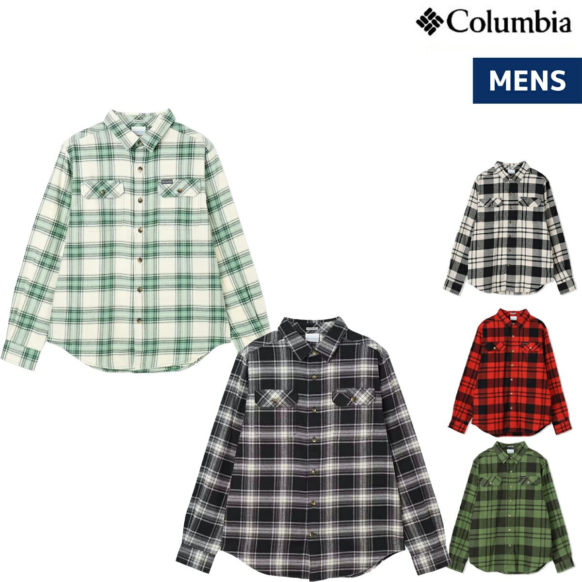コロンビア フレアガンストレッチフランネルシャツ メンズ Columbia