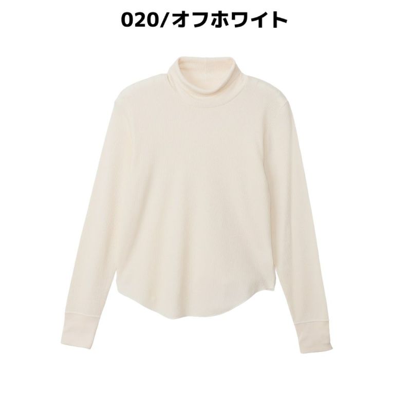 カットソー(長袖/七分) Hanes - TURTLE NECK LONG SLEEVE ARUGE 長袖 カットソー メンズ ロンT スムース クルーネック