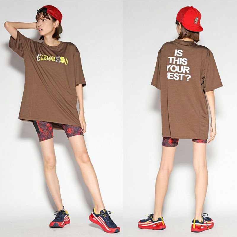 エルドレッソ ELDORESO Is This Tee メンズ レディース ブラック