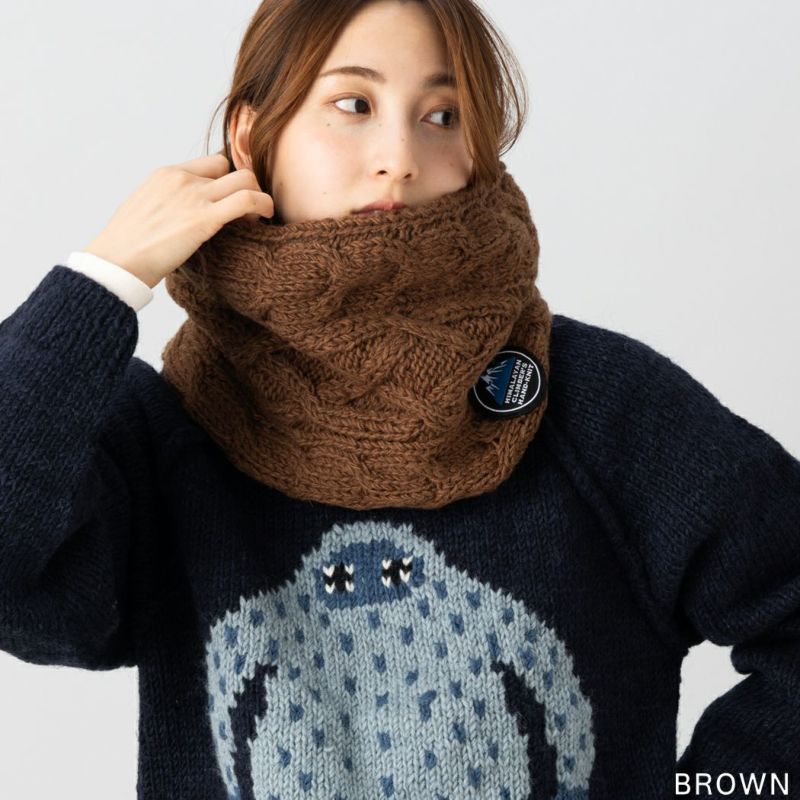 HYKE ハイク 21AW カウチンセーターニットネックウォーマー