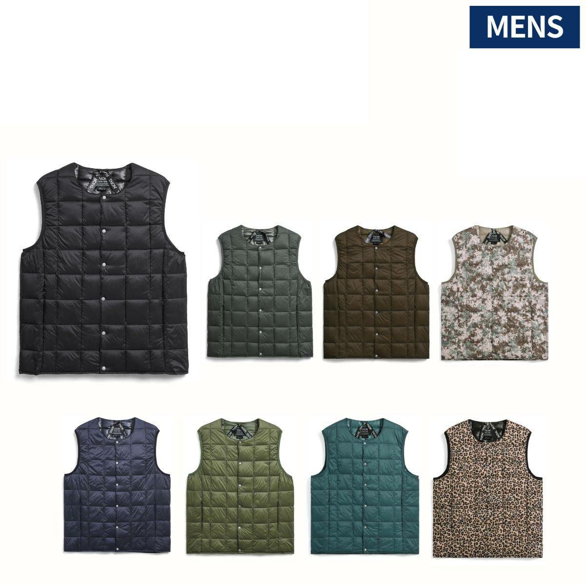 TAION ベーシック クルーネックボタン