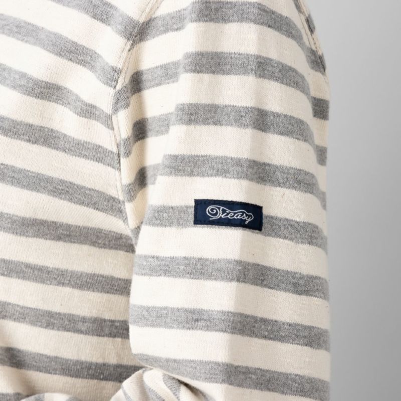 トップス Tieasy BOATNECK WIDE BORDER BASQUE SHIRT TIEASY HDCS Boat neck S/S wide stripe basque shirt