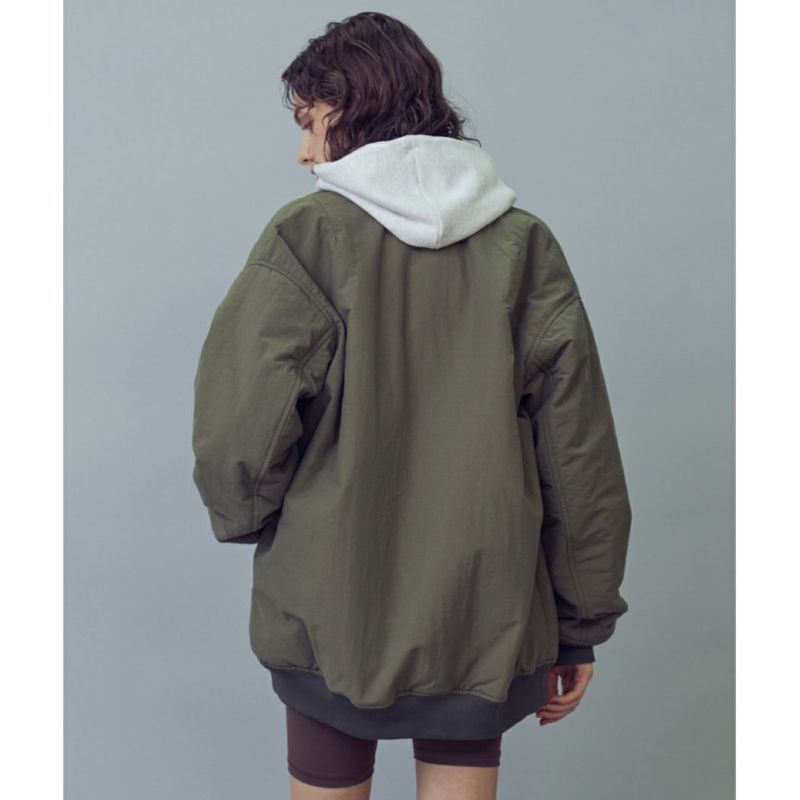 juemi アウター　カーキ　フリーサイズ y311-r1.jpg