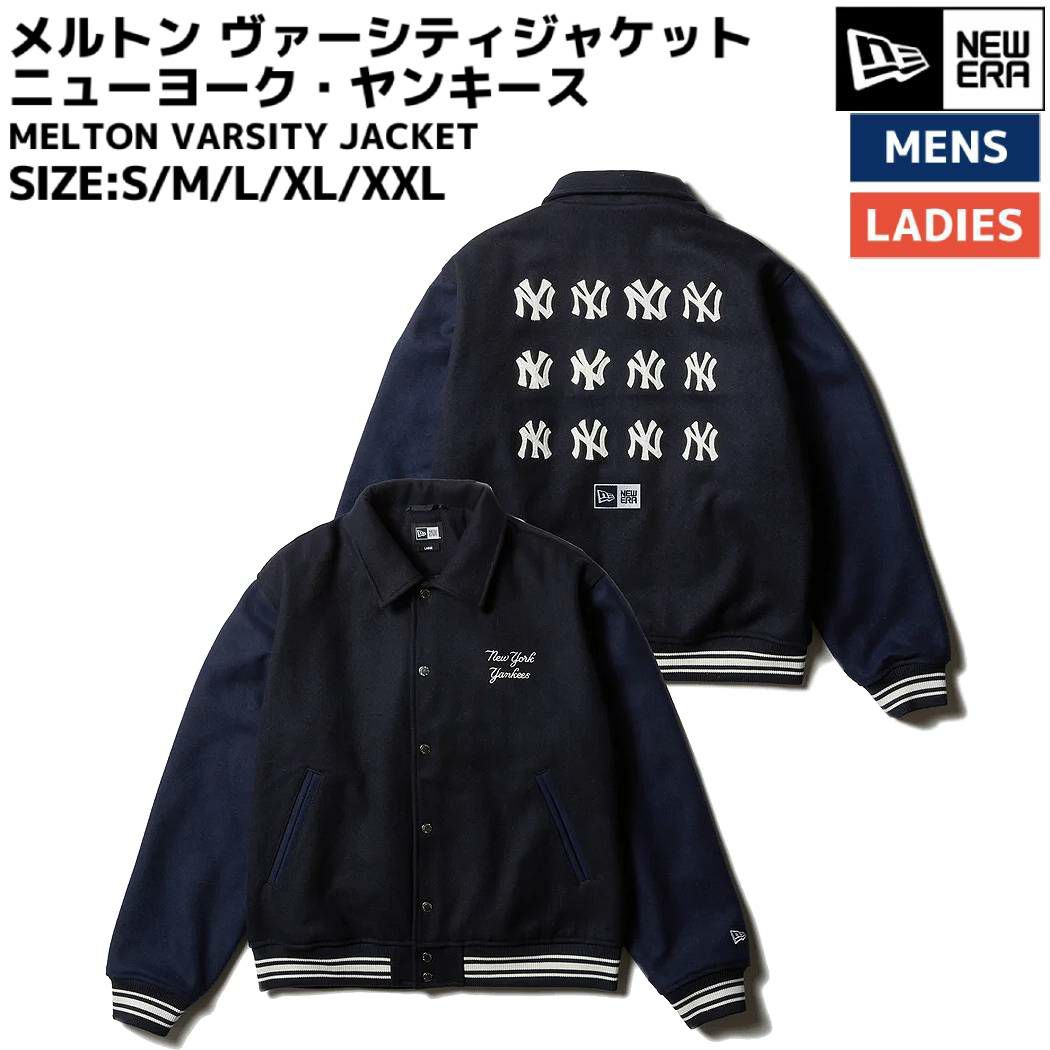 ニューエラ NEW ERA MELTON VARSITY JACKET メルトン ヴァー