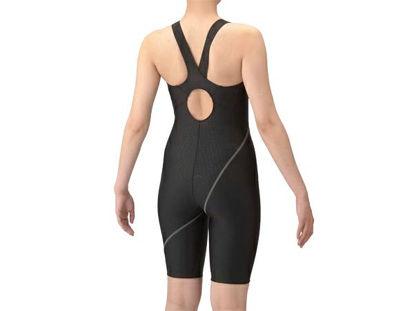 【新品未使用】ARENA Lサイズ スポーツ用水着 黒/青 アリーナ（ARENA）（レディース）水着 フィットネスワンピース