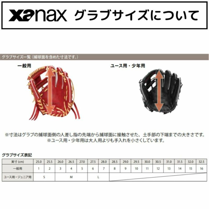 ザナックス XANAX トラスト 軟式用グラブ 投手用 ピッチャー用