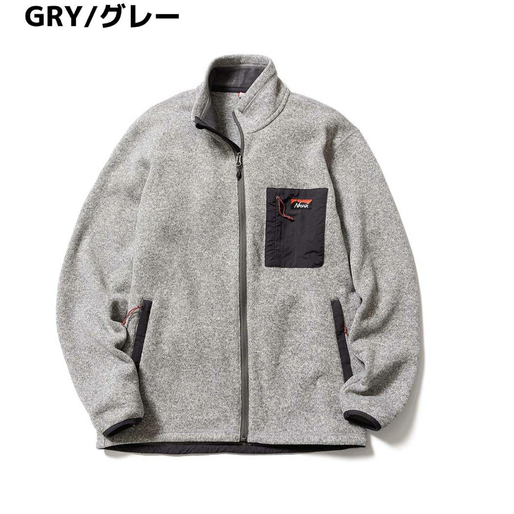 ナンガNANGAPOLARTECFLEECEZIPBLOUSONポーラテックフリースジップブルゾンメンズレディースユニセックスブラックグレーカジュアルウェアアウターインナー防寒保温起毛