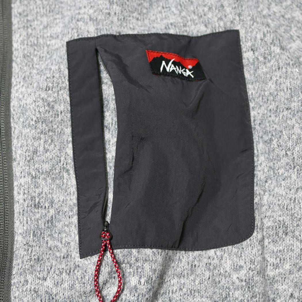 ナンガNANGAPOLARTECFLEECEZIPBLOUSONポーラテックフリースジップブルゾンメンズレディースユニセックスブラックグレーカジュアルウェアアウターインナー防寒保温起毛