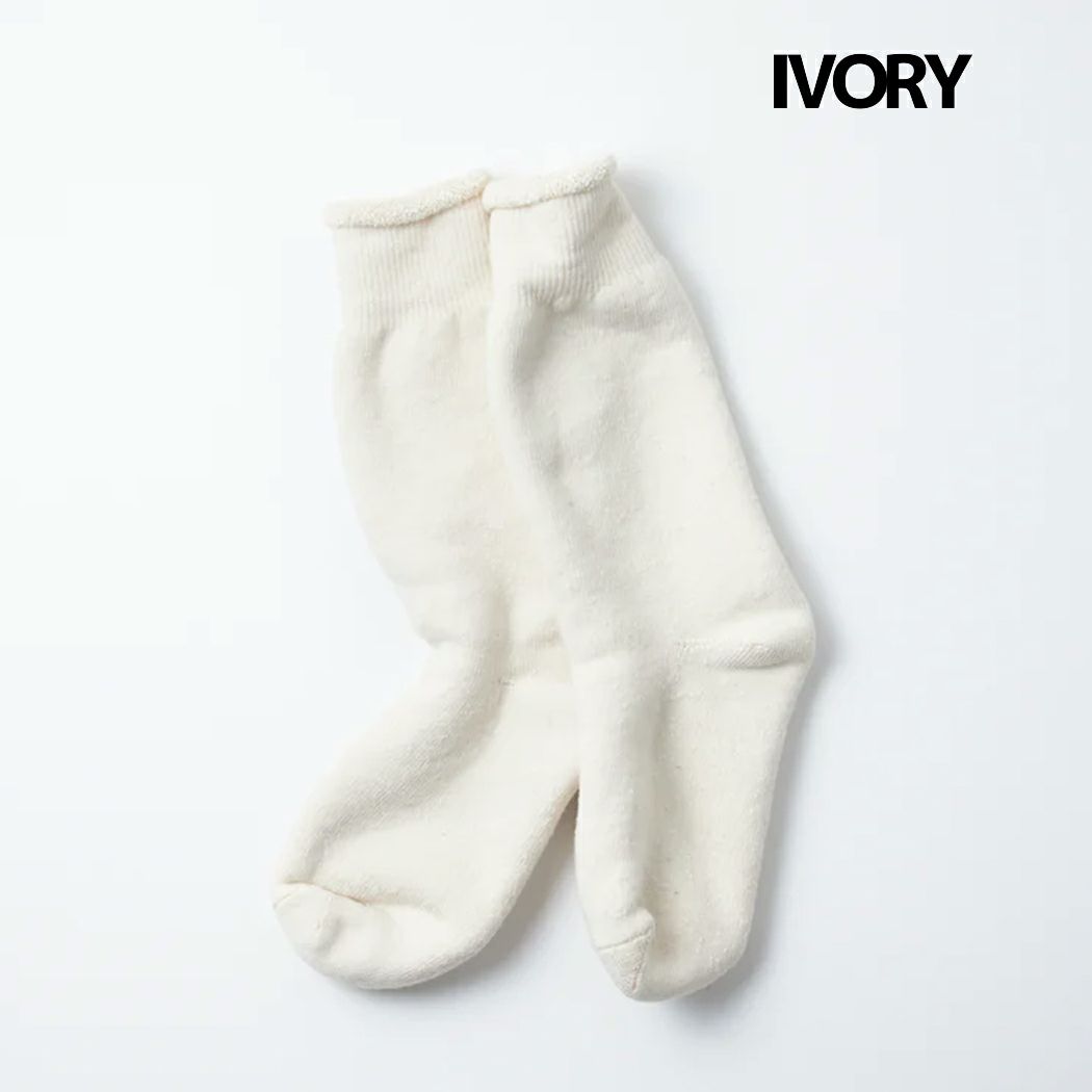 ロトトROTOTODOUBLEFACECREWSOCKSダブルフェイスクルーソックスユニセックス春秋冬カーキブラウングレーネイビー小物アクセサリー靴下ソックスR1001-AMGRCAMELCHADPOCEMGRAY