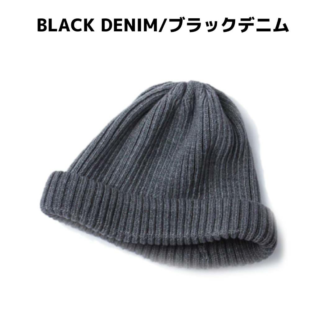 ロトトROTOTOINDIGOCOTTONROLLUPBEANIEインディゴコットンロールアップビーニーメンズレディースユニセックスオールシーズンブルーブラックカジュアル帽子キャップニット帽ビーニーデニムR5050-LTDNMDKDNMBKDNM