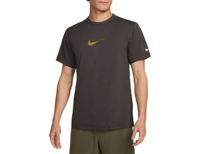 ナイキ NIKE Dri-FIT UV ハイバース ショートスリーブ トップ メンズ 春 夏 グレー 灰色 スポーツ トレーニング 半袖 Tシャツ HV4882-299