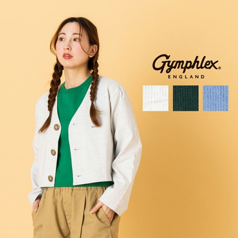 ジムフレックス GYMPHLEX ショートカーディガン レディース 春