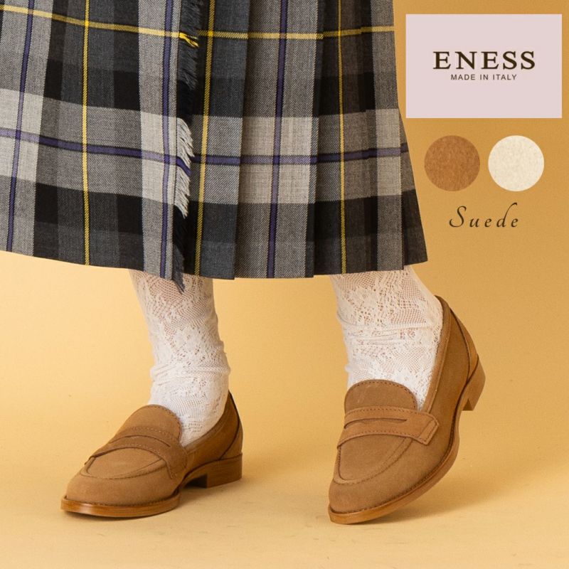 ENESS スエードローファー　キャメル　35 ENESS スエードローファー キャメル 35 - メルカリ