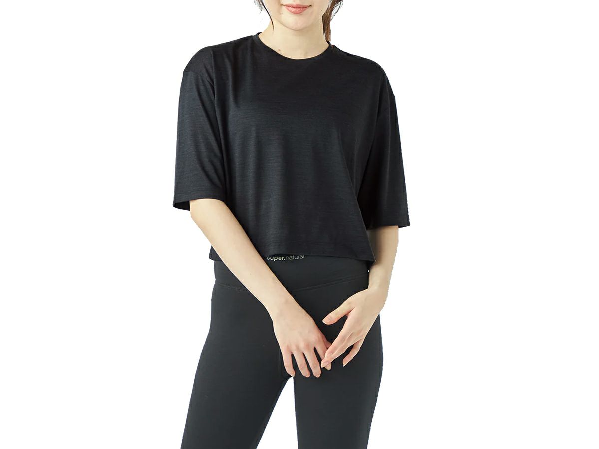 スーパーナチュラル sn super.natural エスエヌ ヨガ ルーズ Tシャツ