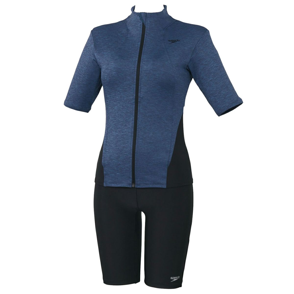 SOLOV DAY&SWIMPANTS ブルー　サイズ 2 speedo スピード レディス 水泳 フィットネス水着 Wave Break