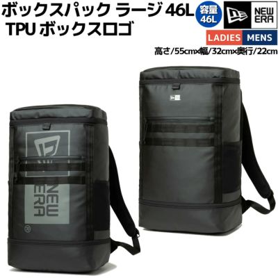ニューエラ NEW ERA BOX PACK LARGE ボックスパック ラージ 46L TPU Box Logo ボックスロゴ メンズ レディース ユニセックス カジュアル バッグ リュック バックパック デイパック ボックス型 通勤 通学 部活 新生活 14521366 14521367