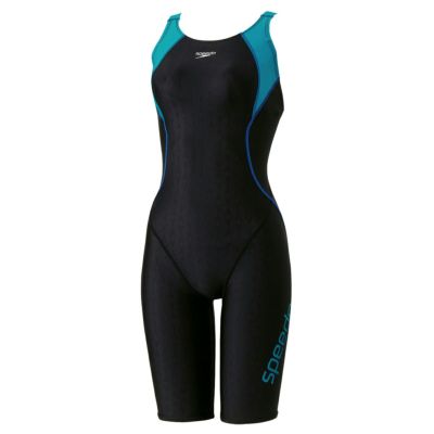 スピード speedo FLEX Σν Comfort Lap Kneeskin フレックスシグマニューコンフォートラップニースキン レディース ブラック 黒 水泳 スイム フィットネス 水着 オールインワン SFW12501-AQ