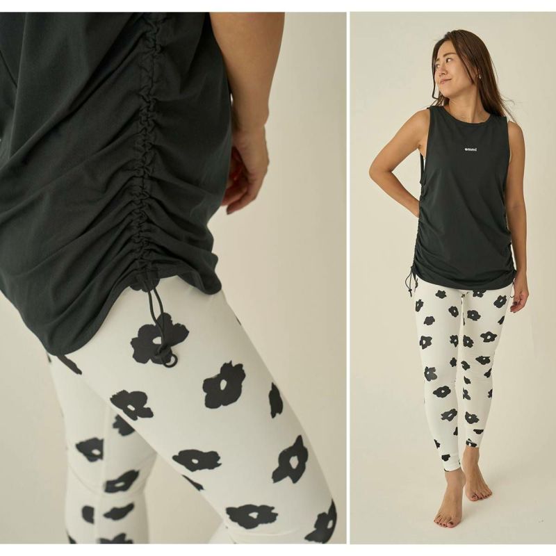 エミ emmi emmi atelier eco サイドドロストタンクトップ