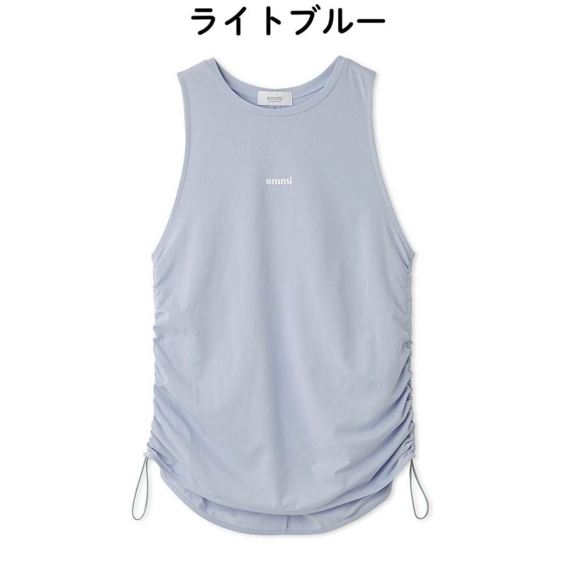 エミ emmi emmi atelier eco サイドドロストタンクトップ