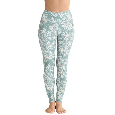 ロキシー ROXY FROM THE INSIDE LEGGINGS フロム ザ インサイド レギンス レディース オールシーズン 水陸両用 速乾 カーキ 枯草色 スポーツ フィットネス ロング タイツ RPT251518-KHA