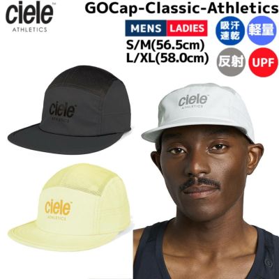 シエル/シエール ciele GOCap Classic Athletics キャップ メンズ レディース ユニセックス ブラック イエロー グレー カジュアル 帽子 スポーツ ランニング ランナー 帽子 UVケア 吸水速乾 4104840