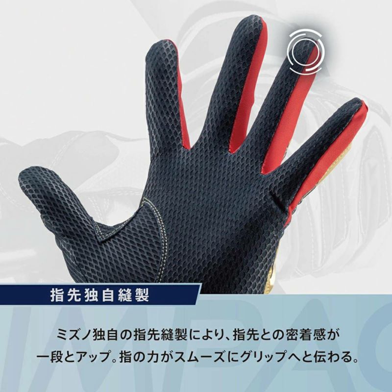 新品　ミズノプロ   MIZUNO バッティンググローブ ミズノ MIZUNO ミズノプロ シリコンパワーアークDI 両手用