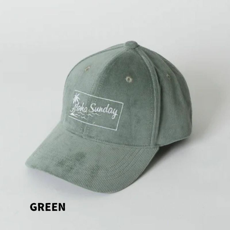 アロハサンデー ALOHA SUNDAY BREEZE CORDUROY LOW CAP ブリーズ