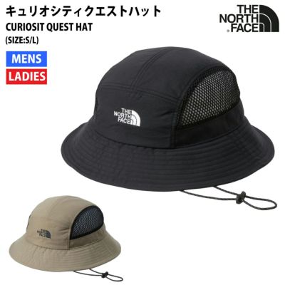 ザ・ノース・フェイス THE NORTH FACE キュリオシティクエストハット CURIOSIT QUEST HAT はっ水 登山 アウトドア トレイル 帽子 NN02532 CK K