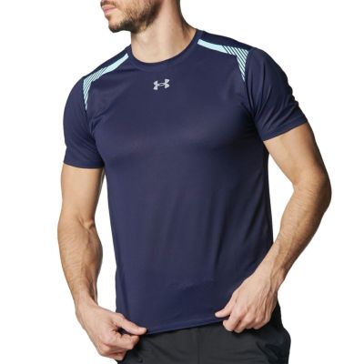 アンダーアーマー UNDER ARMOUR UAローンチ エリート ベント ショートスリーブ Tシャツ メンズ 春 夏 ネイビー 紺 スポーツ トレーニング 半袖 Tシャツ 6001550-410