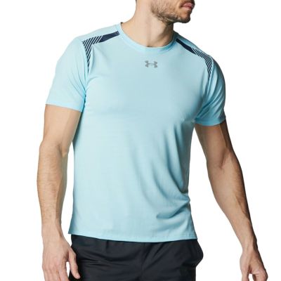 アンダーアーマー UNDER ARMOUR UAローンチ エリート ベント ショートスリーブ Tシャツ メンズ 春 夏 ブルー 青 スポーツ トレーニング 半袖 Tシャツ 6001550-494