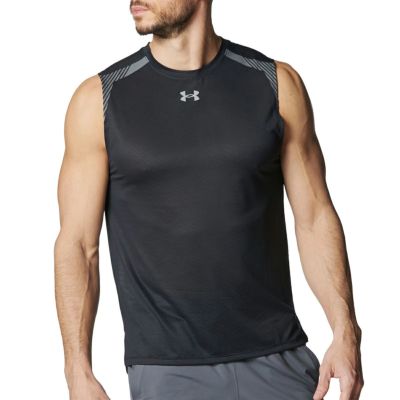 アンダーアーマー UNDER ARMOUR UAローンチ エリート ベント スリーブレス シャツ メンズ 春 夏 ブラック 黒 スポーツ トレーニング タンクトップ 6001551-001