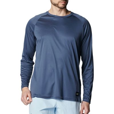 アンダーアーマー UNDER ARMOUR UAラッシュ ガード ロングスリーブ Tシャツ メンズ 春 夏 ネイビー 紺 スポーツ トレーニング 長袖 Tシャツ 6001982-044