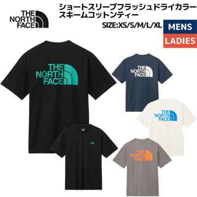 ザ・ノース・フェイス THE NORTH FACE ショートスリーブフラッシュドライカラースキームコットンティー【正規取扱店】メンズ レディース ユニセックス 登山 アウトドア カジュアル キャンプ 速乾性 イージーケア コットン100% 半袖 Tシャツ 夏 NT32548