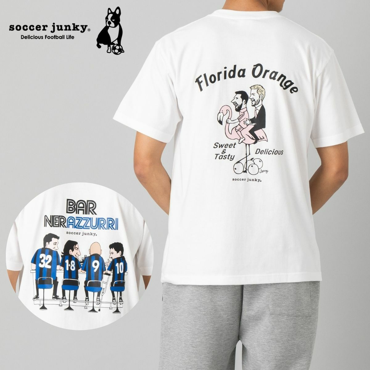 サッカージャンキー SoccerJunky プレミアム半袖TEE Tシャツ