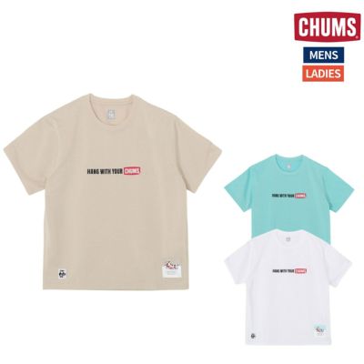 HWYCヒストリードライTシャツ メンズ レディース ユニセックス CHUMS HWYC History Dry T-Shirt