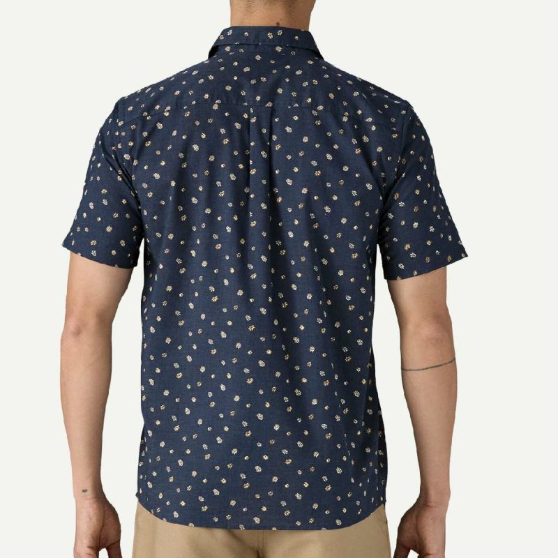 patagonia ネイビー フローラルシャツ L ゴートゥーシャツ patagonia ネイビー フローラルシャツ L ゴートゥーシャツ