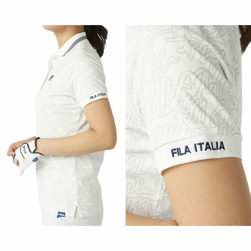 フィラ FILA 遮熱機能付き プリント柄半袖シャツ レディース