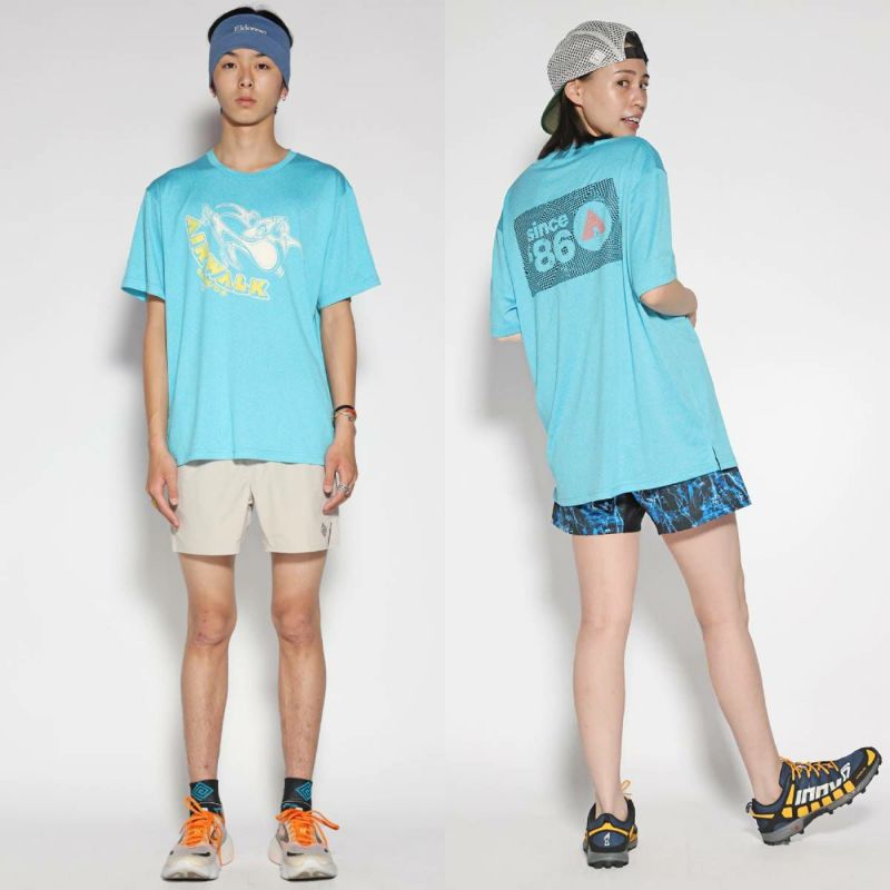 ELDORESO（エルドレッソ）Airwalk-2 半袖Tシャツ　L ELDORESO（エルドレッソ）Airwalk-2 Tee -Brown メンズ